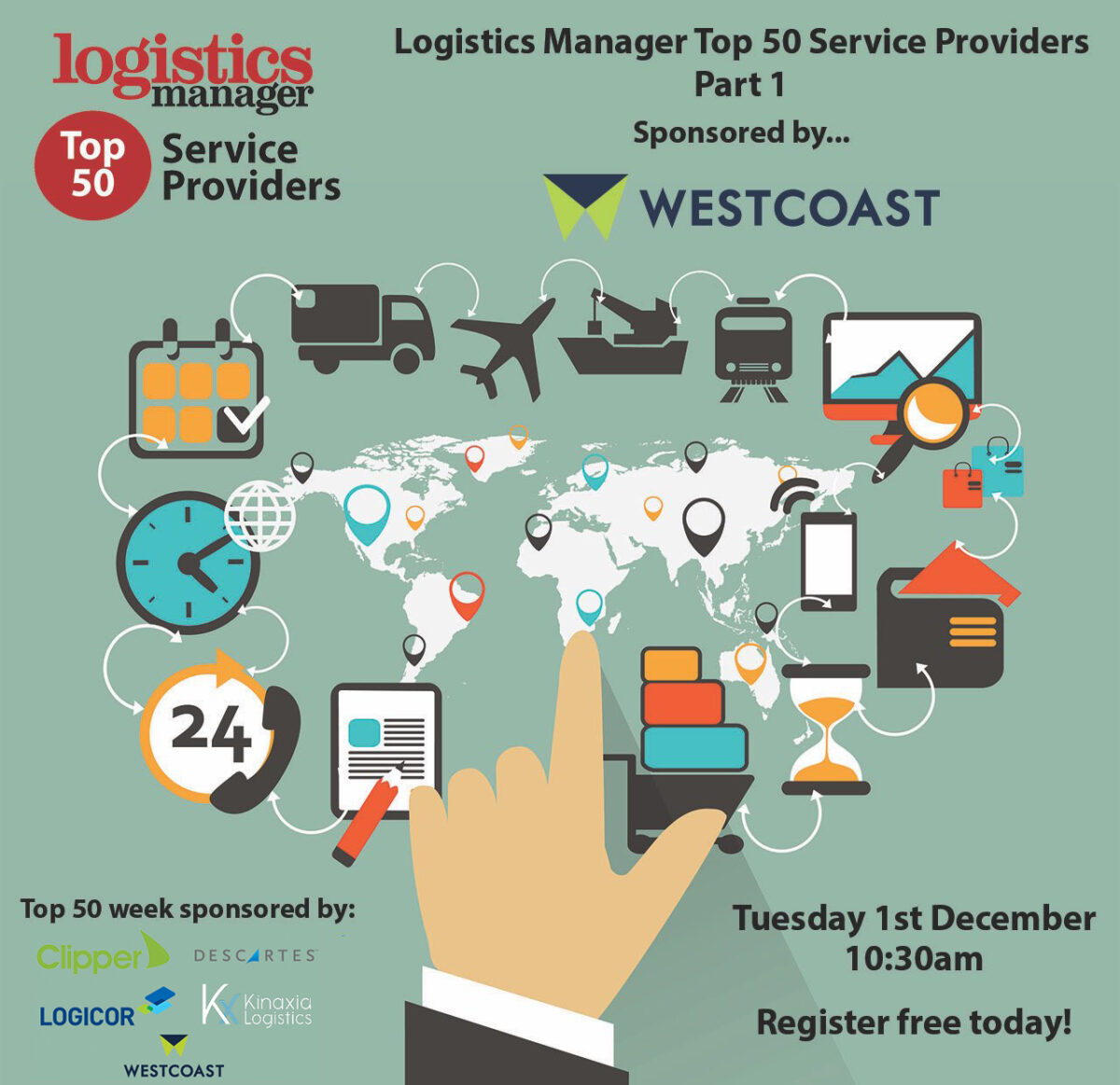 Logistics Manager Top 50 Service Providers Part One, in association with Westcoast